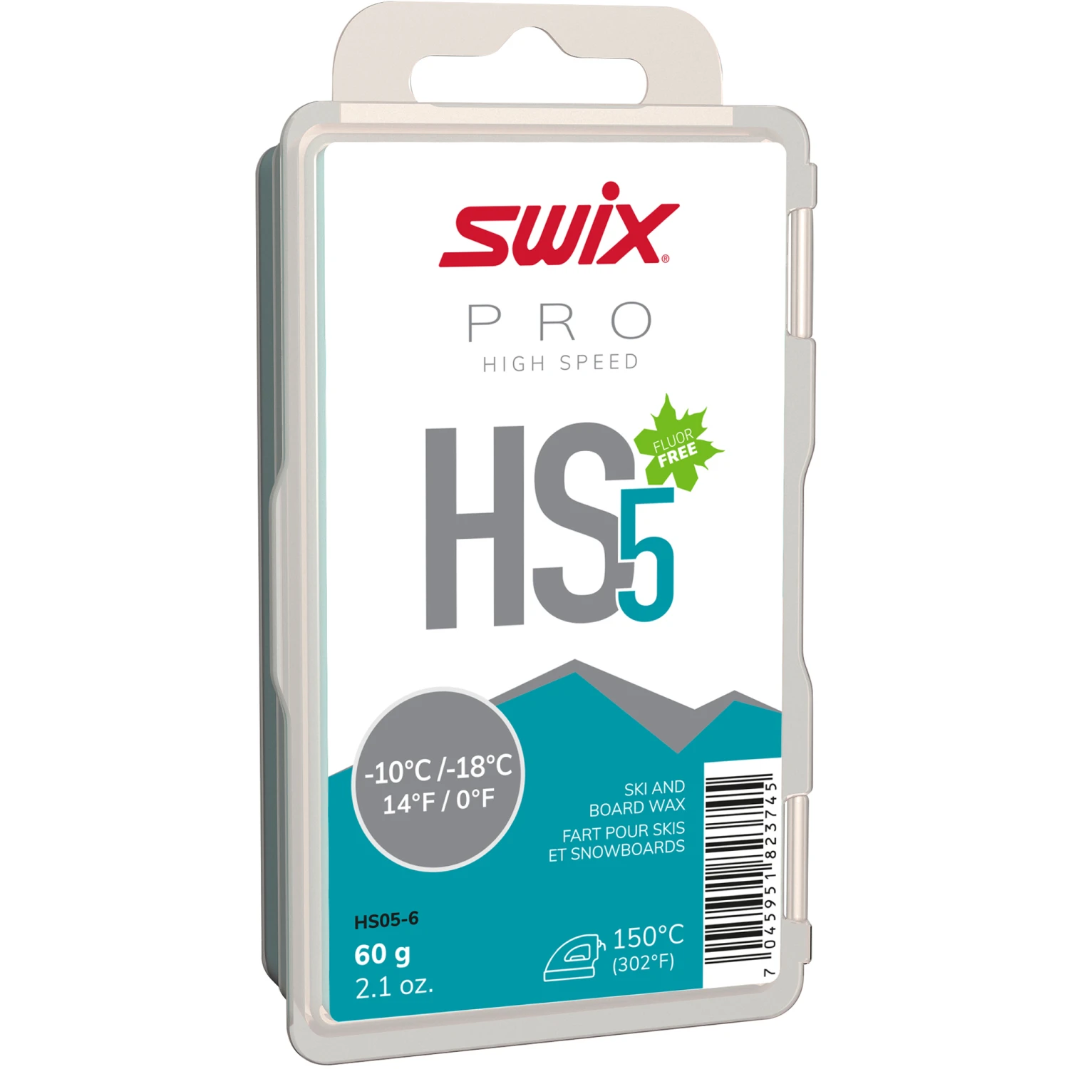 Swix Hs5 Turquoise -10°C/-18°C 60G