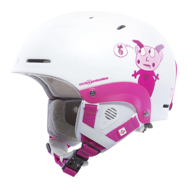 Sweet Blaster Kids Helmet Satin White