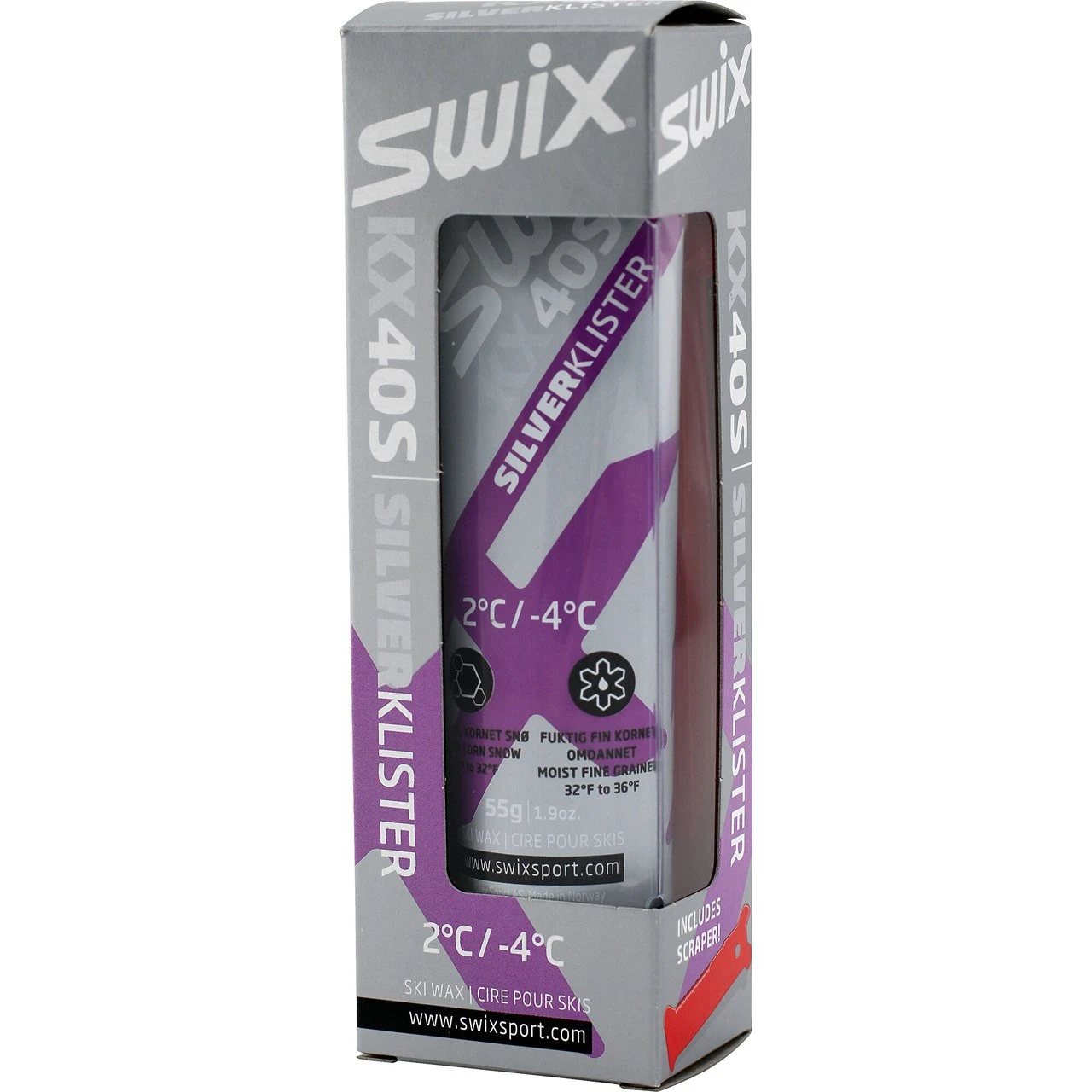 Swix Kx40S Silver Klister -4C To 2C