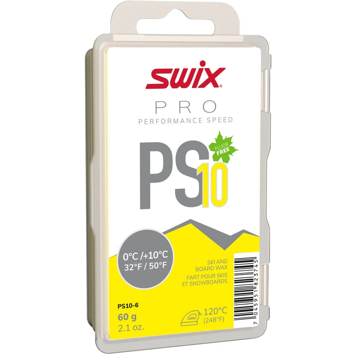 Swix Ps10 Yellow 0°C/+10°C 60G
